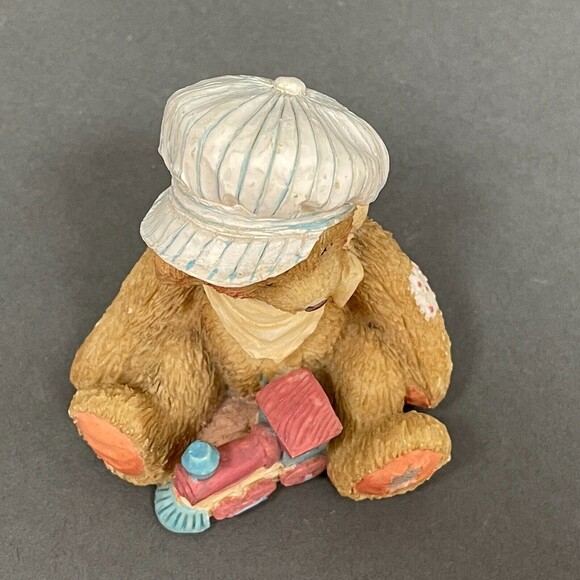 Hamilton Gifts Chuggin Along Thomas 1992 Decoration Bear Figure 3" tall - Picture 6 of 7